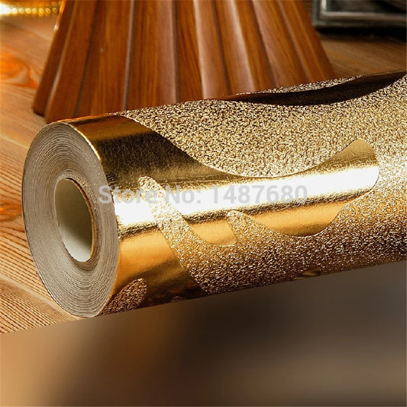 3D современные обои в викторианском стиле рулоне текстурированные фольга серебро