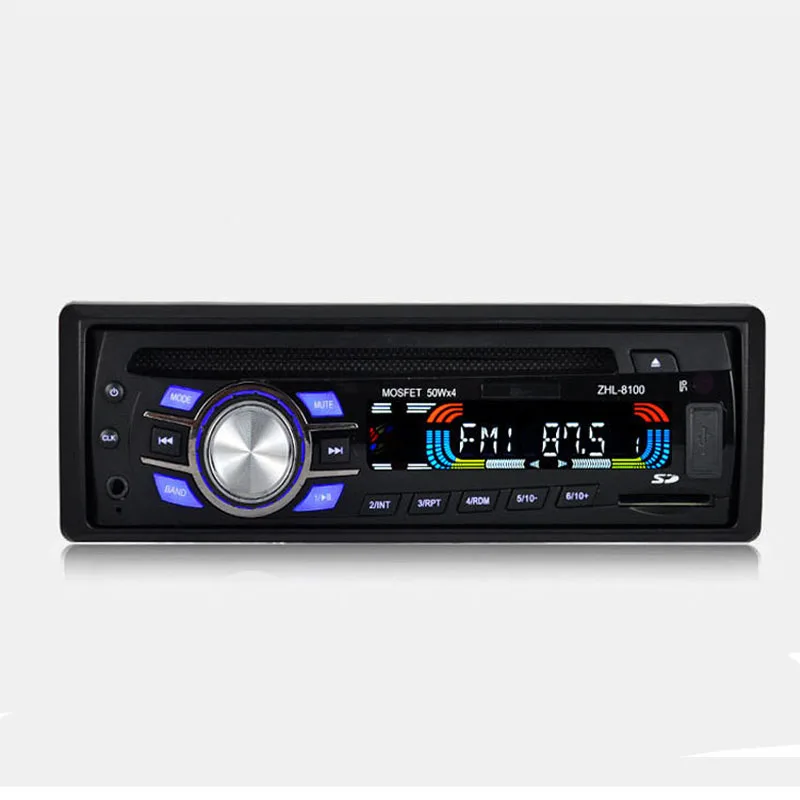 Автомагнитола 60 Вт x 4 стерео плеер Bluetooth 1 Din MP3 FM/USB 12 В автомобильная аудио