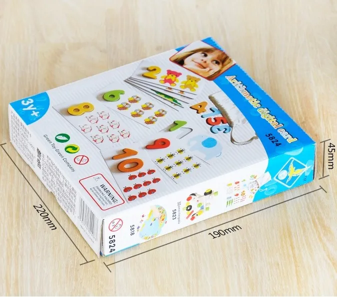 

1 Pcs Letters Digital Puzzle Learning Wood Toy Baby Child Kid Early Educational Wooden Symbol Alphabet Card Jigsaw Matching Game
