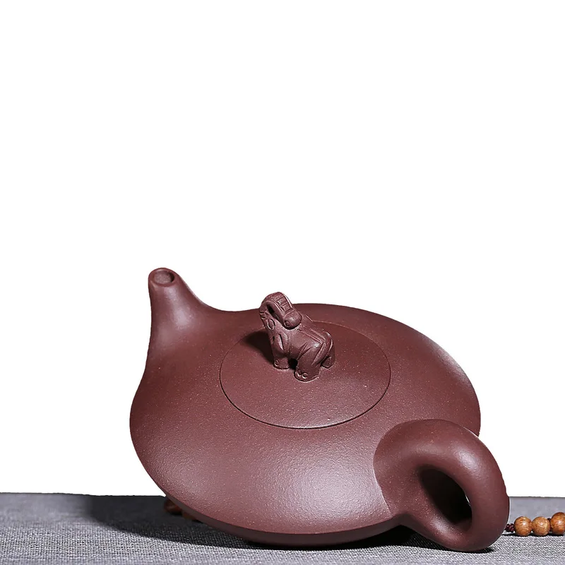 Чайник из пурпурного песка чистый ручной растушеванная руда благоприятный