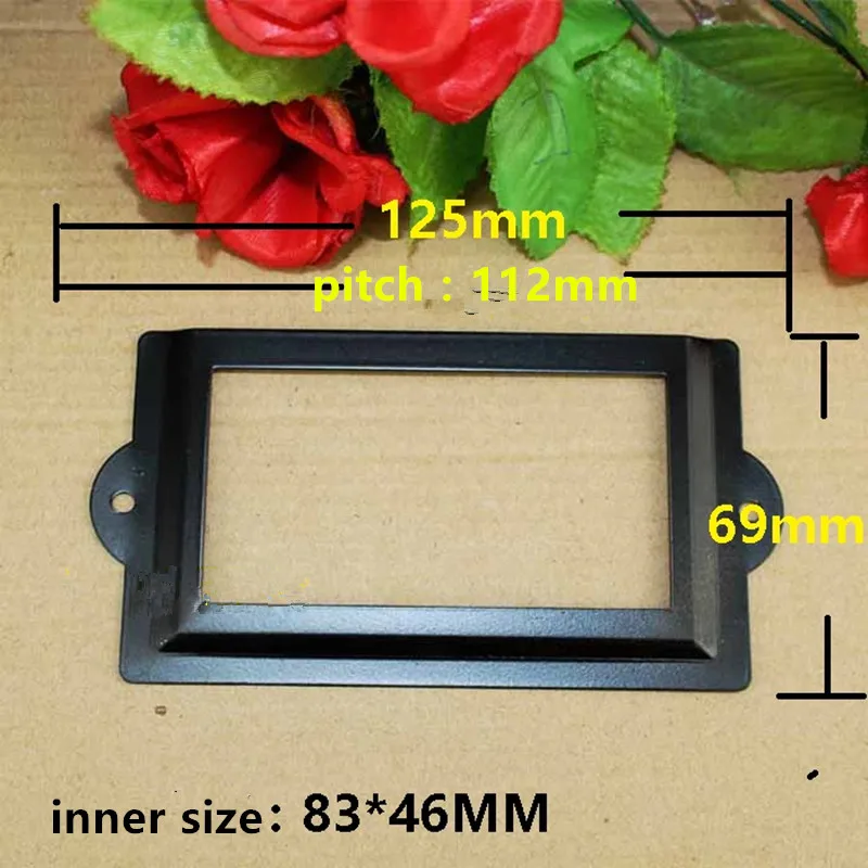 

Black Vintage Metal Kitchen Drawer Cabinet Door Handle Furniture Knobs Hardware Cupboard Antique Shell Pull Handles,Card Holder