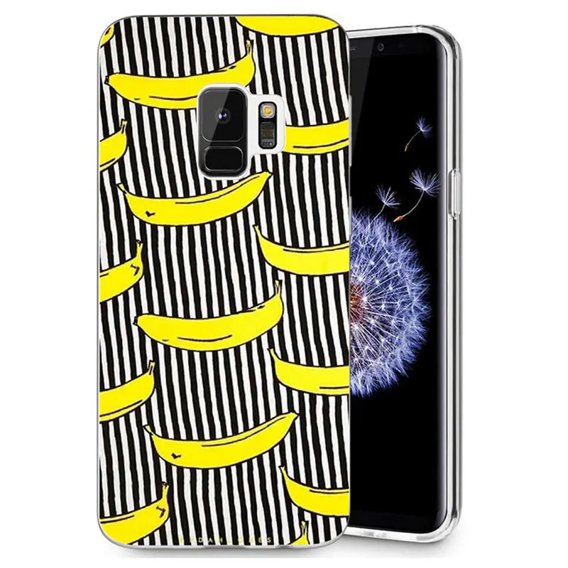 For Samsung Galaxy S9 S9Plus S8 Plus S7 edge Note 8 J500 J530F J720 A3 A5 2016 TPU Colorful Banana Doughnut Painted Case E006 |