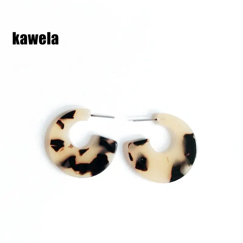 

Texture New Sweet Tortoise Cute Resin Earring Acetic Acid Acrylic Jewelry