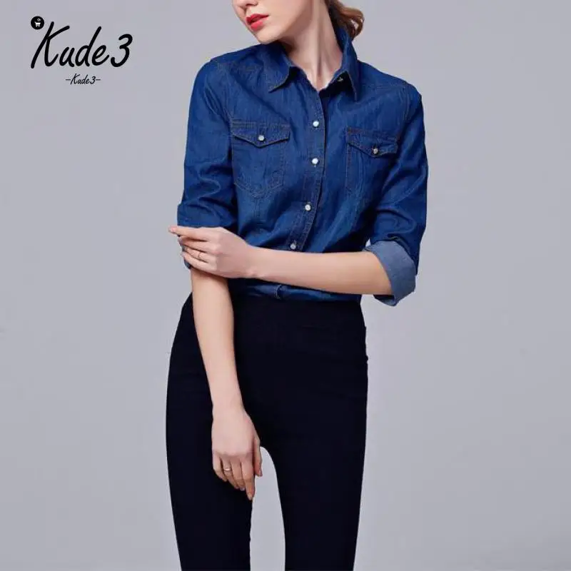 2019 Новая мода осень весна женские Ladiyes хлопковые джинсы деним карман Женские