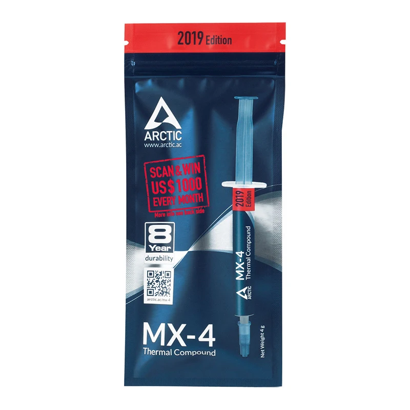 Оригинал Arctic Cooling MX-4 Термопаста для ПК XBOX 360 PS3 ND998 2g 4g 8g 20g проводящая штукатурка