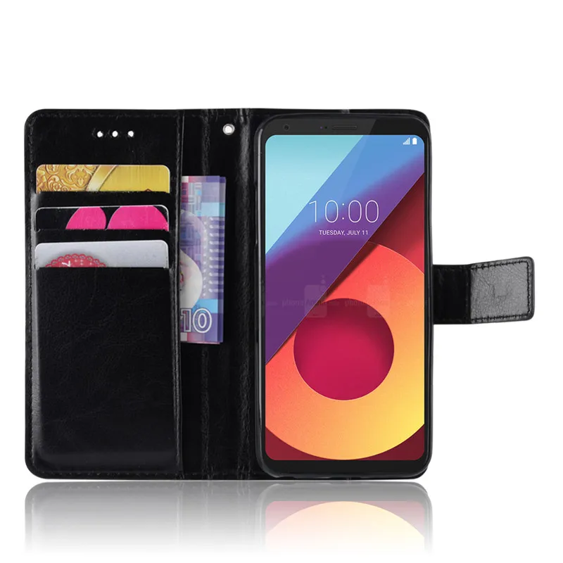 Для LG Q6 чехол LG Q6 плюс X600 чехол силиконовый чехол-бумажник чехол для телефона из искусственной кожи для LG Q6 Альфа Q6A M700 LGQ6 Q 6 Чехол с откидной крышкой