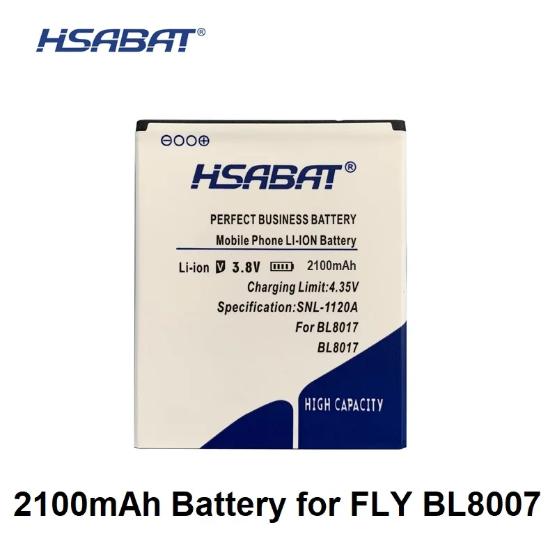 Аккумулятор HSABAT 2100 мАч для FLY BL8017 BL 8017|Аккумуляторы мобильных телефонов| |