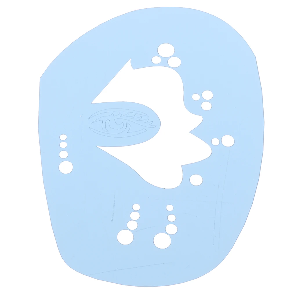 

5pcs/set Body Art Eye Face Paint Stencils Template for Halloween Makeup #2