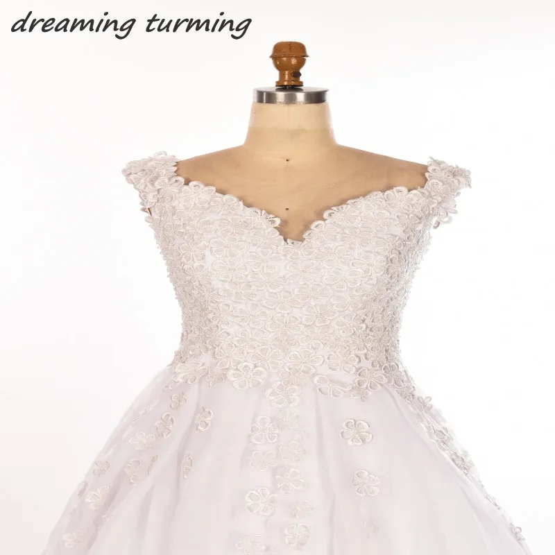 Vestido De Noiva Аппликация 3D цветочный цветы пышные торжественные платья 2017 Vintage с