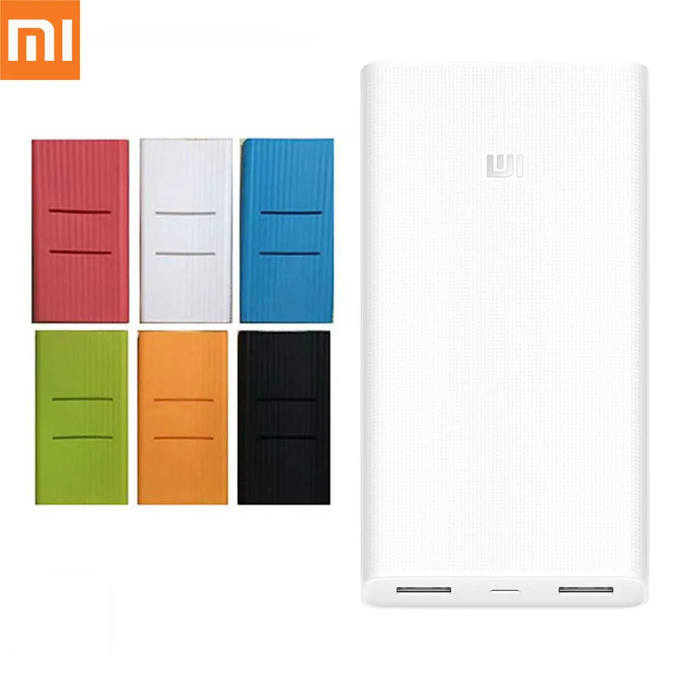 Оригинальный внешний аккумулятор Xiaomi 20000 мАч 2C Внешняя батарея Портативная
