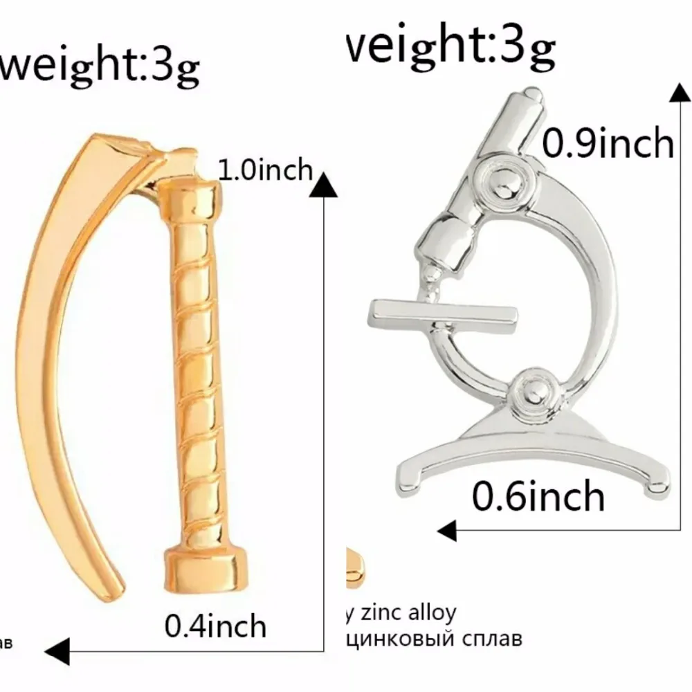 Модная медицинская брошь в форме микроскопа подарок для доктора или друга