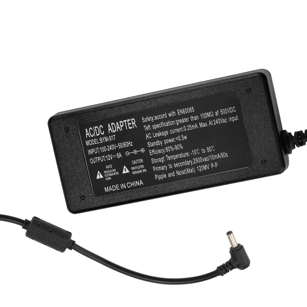 5A 8A 10A DC 12V светодиодный адаптер питания 60W 96W 120W зарядное устройство конвертер