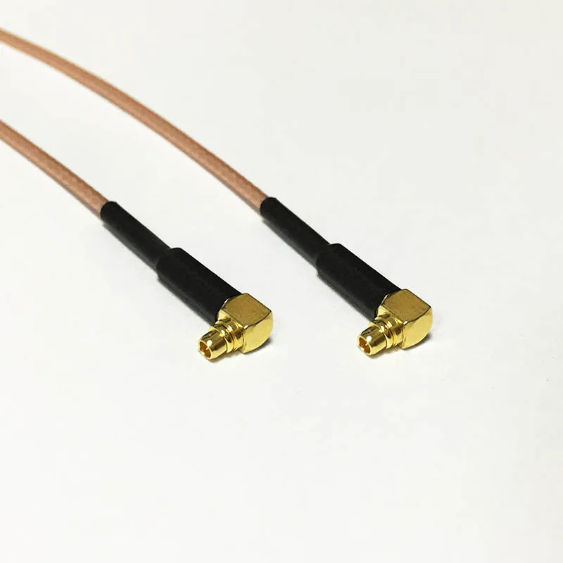Новый модем коаксиальный кабель MMCX штекер правый угол переключатель RG178 15 см 6