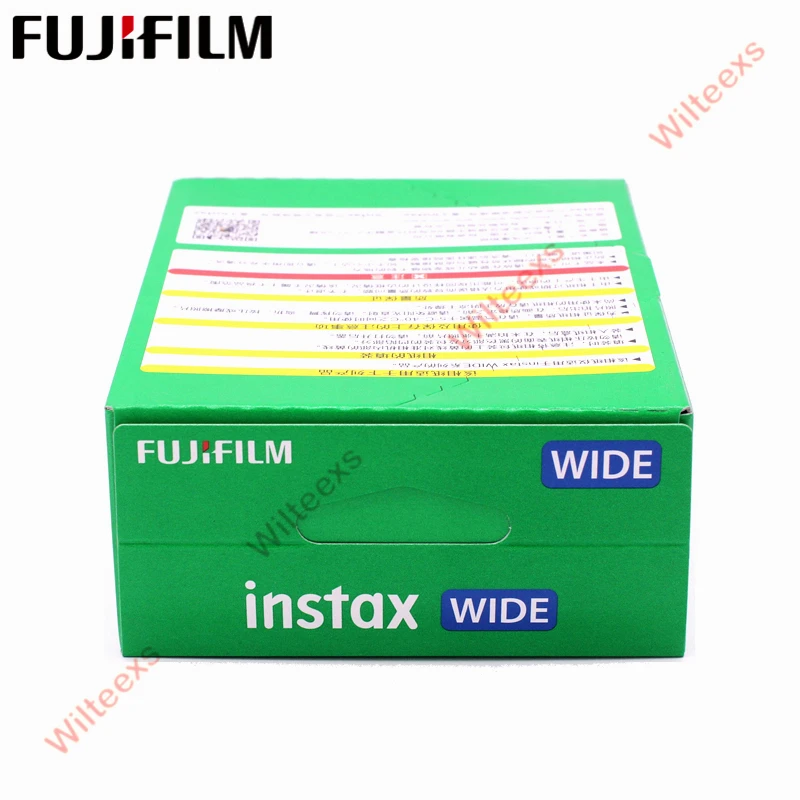 Новинка пленка Fujifilm Instax Wide однотонные двойные пакеты с краями (20 фотографий) для