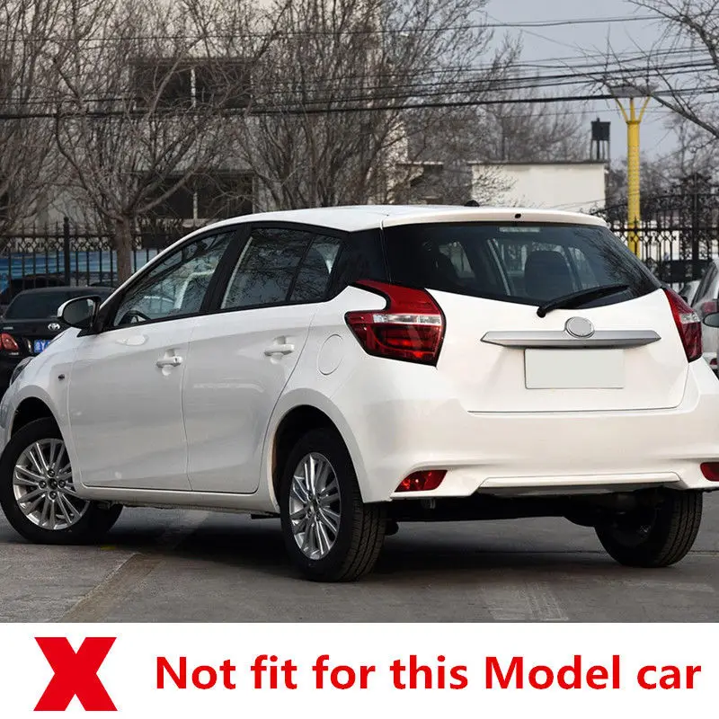 Сталь внутренняя внешний Задний Бампер Подоконник Накладка для Toyota Vios Yaris седан