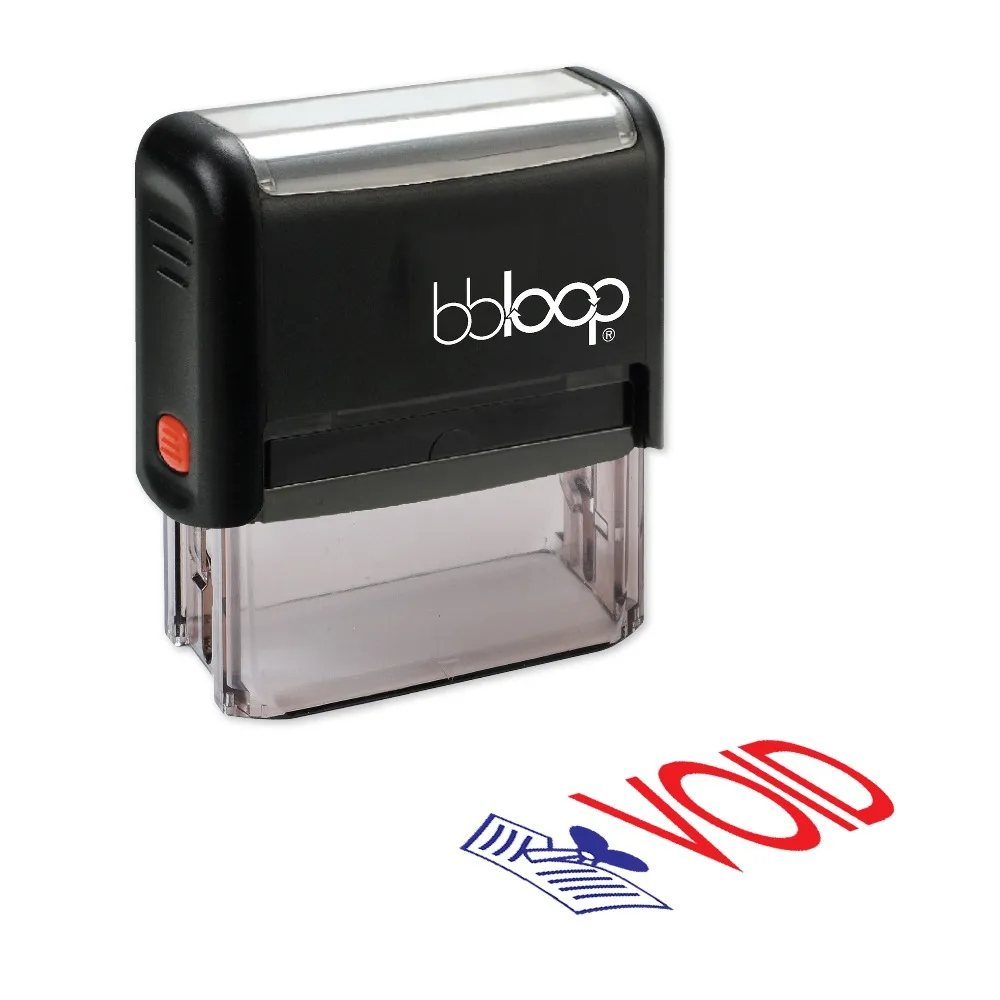 BBloop VOID W/ножничная иллюстрация самозаполняющийся штамп прямоугольный лазерная