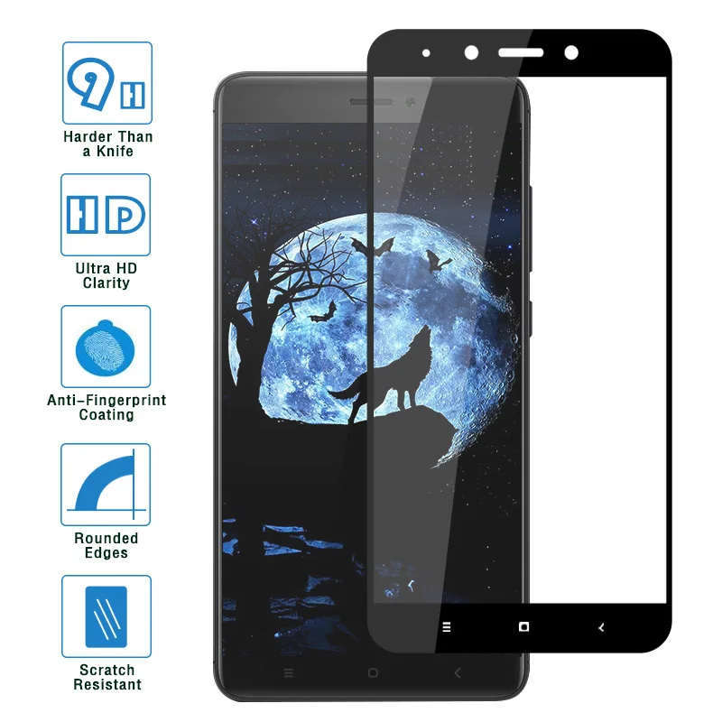Взрывозащищенное Закаленное стекло для RedMi Note 4/4 Pro CN версия Защитное 4XPro 4G/64G