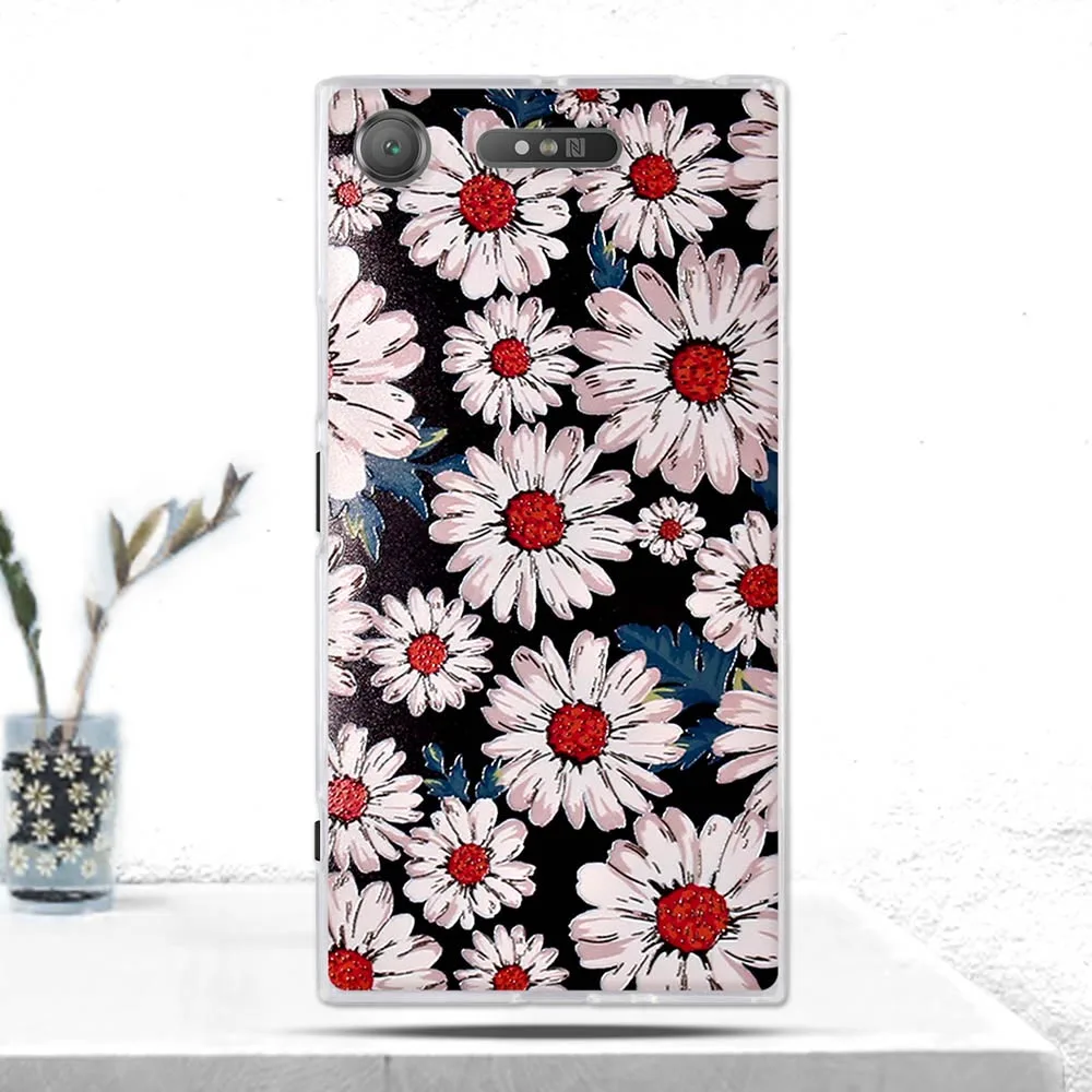 Чехол для телефона Sony Xperia XZ1 Мягкая силиконовая задняя крышка из ТПУ чехол чехлы