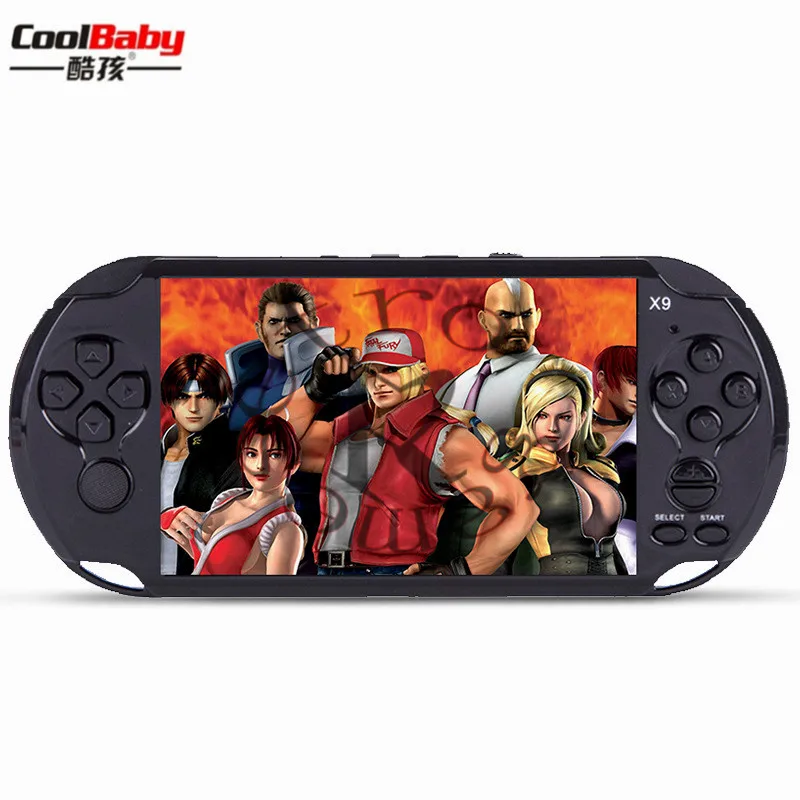 Новое поступление 5 0 большой Экран ручной x9 gameplayer ТВ Out с MP3/фильм Камера