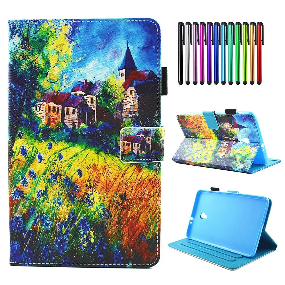 Модный чехол с принтом для Samsung Galaxy Tab A 8 0 SM-T380 T385 2017 дюймов умный планшета из
