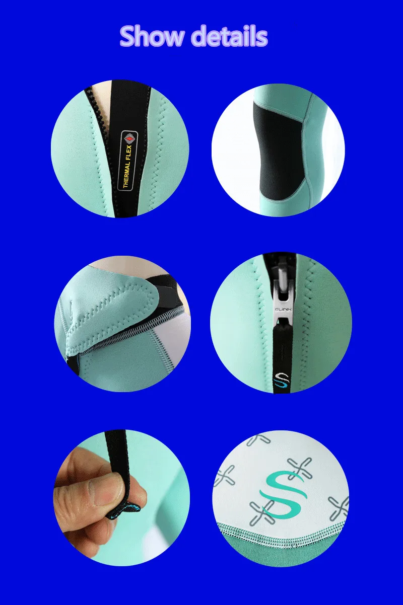 Новый 2 мм неопрена Гидрокостюмы мокрого типа Утепленная одежда всего тела