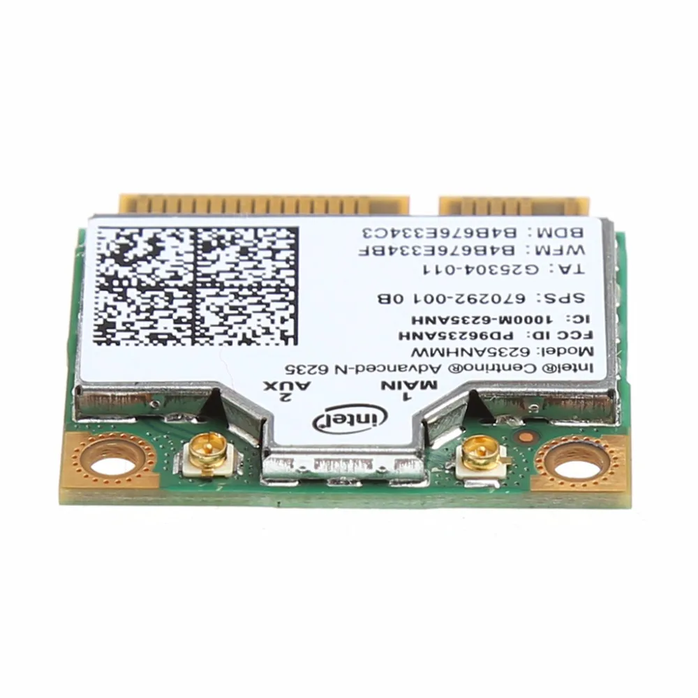 Двухдиапазонная 2,4G/5G 300M 802.11a/b/g/n WiFi Bluetooth 4,0 Беспроводная мини карта PCI-E для Intel mediino Advanced-N 6235ANHMW