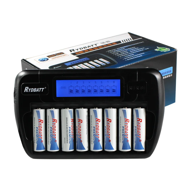 Предложения умный ЖК дисплей 8 слотов и ремонт bad carica batteria зарядное устройство для