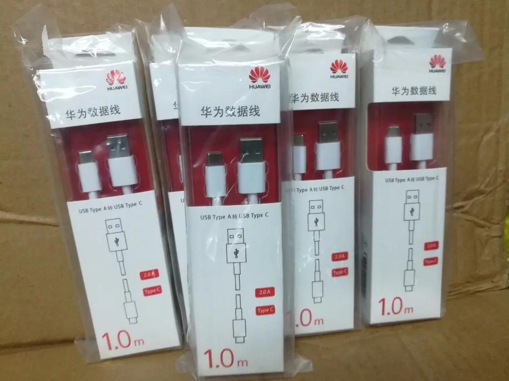 5 шт./лот оригинальный USB кабель для передачи данных Huawei Honor Type C Mate 10 9 P9 Plus 8 Samsung S8