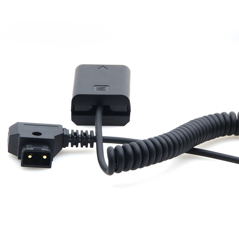 D-Tap к Np-Fw50 Dc муфта питания адаптер для фиктивного аккумулятора спиральный кабель для sony A7 серии и т. Д. Камер