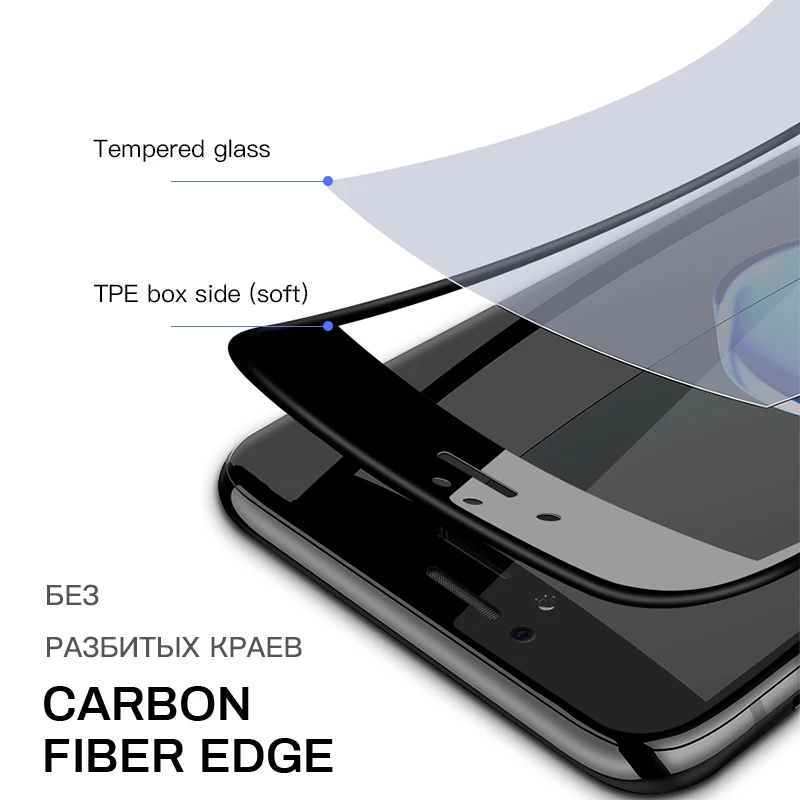 Ionct 11D изогнутый край защитное стекло на iphone 6 6S 7 8 плюс защитный X XS MAX XR экран