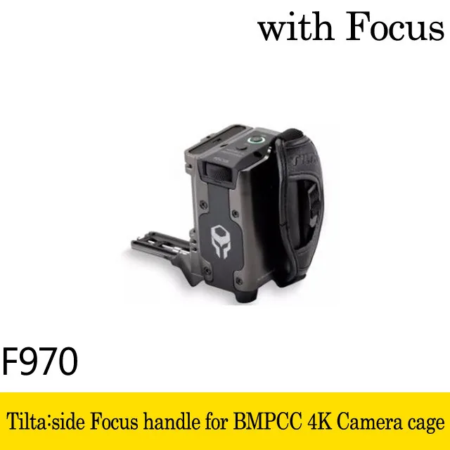 F970 side focus hand TILTA боковая фокусировка ручка для BMPCC 4k 6K клетка для камеры Боковая ручка для F970 LP-E6 F550 F570 батарея Blackmagic клетка аксессуары - Цвет: F970 side focus hand