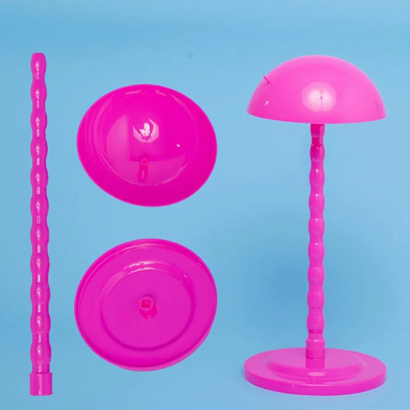 Beauty Wig Stands Dome Shape Design Removable Plastic Cap Storage Holder | Шиньоны и парики