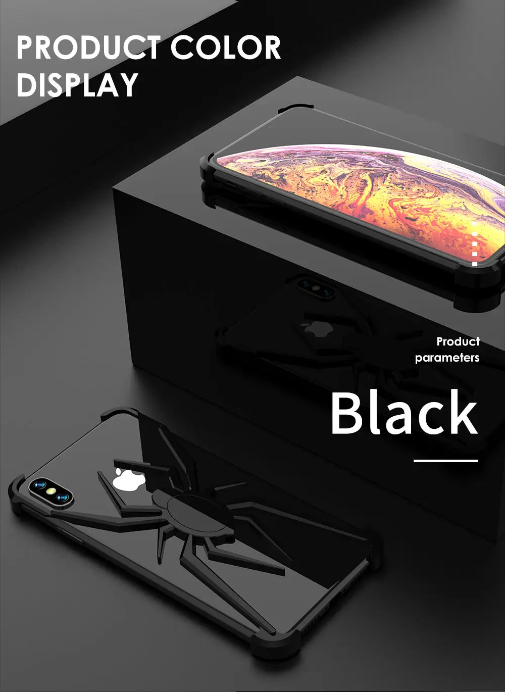 Модный металлический чехол для телефона с человеком-пауком для iphone X/XS, XR, XS MAX, рамка из алюминиевого сплава, бампер, противоударный чехол для iphone 10