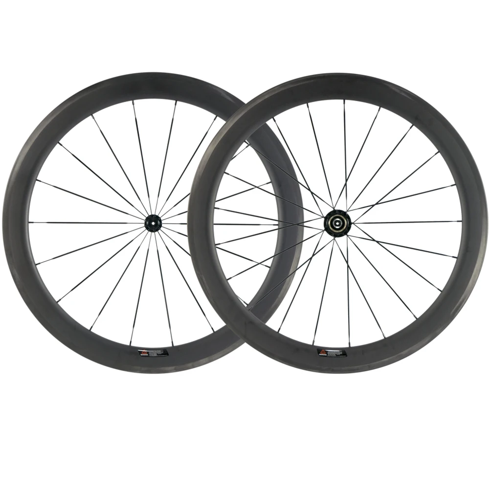 

700C Carbon Wheels 55mm Road Cycling Wheelset Clincher 25mm Tubeless U Shape Carbon Fiber Wheels UD matte409