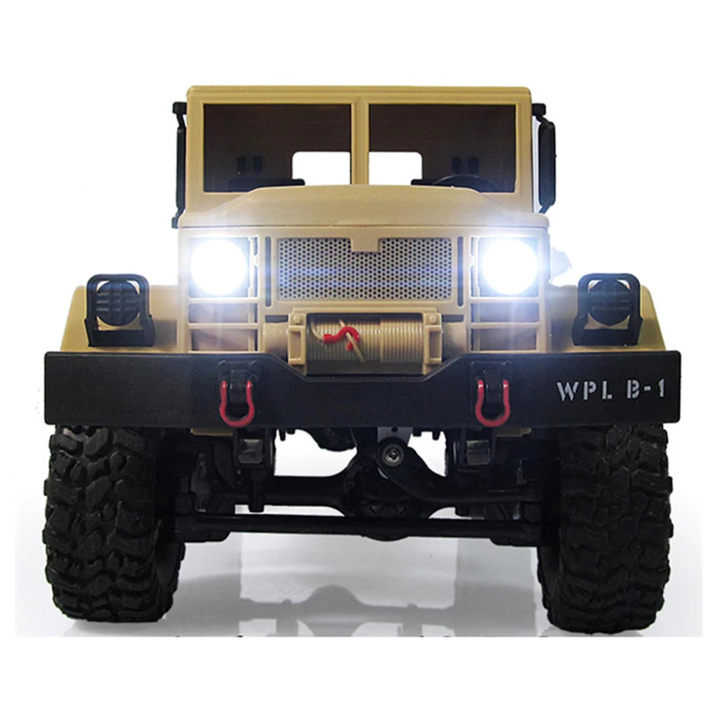1/16 WPL B-1 2 4G 4WD внедорожный Радиоуправляемый армейский автомобиль Рок Гусеничный