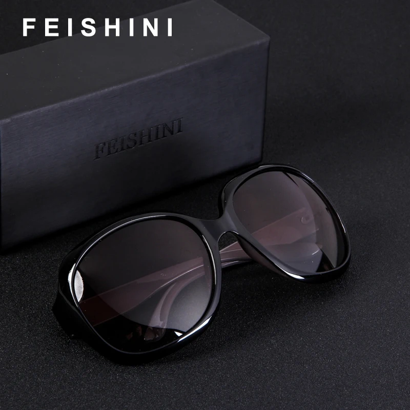 FEISHINI модные большие очки в оправе Mujer Oculos Feminino винтажные высококачественные
