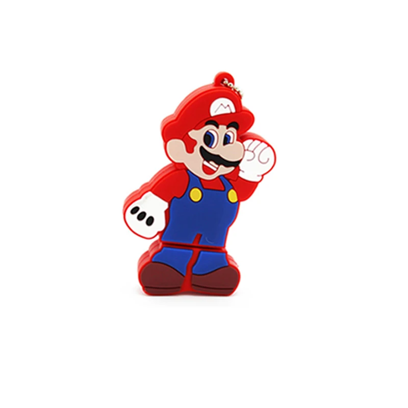 Флешка Super Mario usb 4 ГБ 8 16 32 64 Гб мультяшная карта памяти u диск креативная в подарок