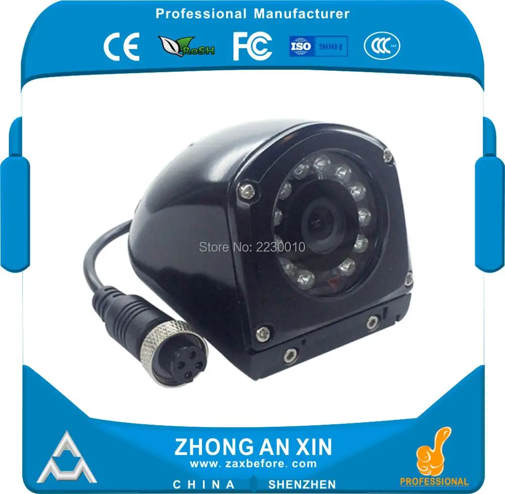 720P HD Waterproof IP68 Infrared night vision Side view vehicle camera Factory OEM ODM | Безопасность и защита