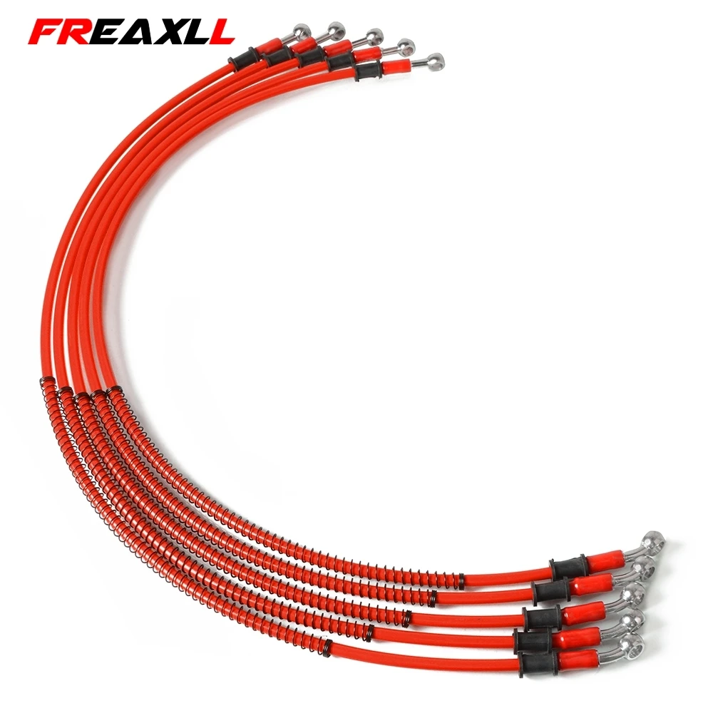 Motorcycle Brake Oil Hose Line Pipe Hydraulic Reinforced For YAMAHA MT-07 MT-09 MT 07 09 FZ-07 YZF YZF-R1 YZF-R6 YZF-R6S