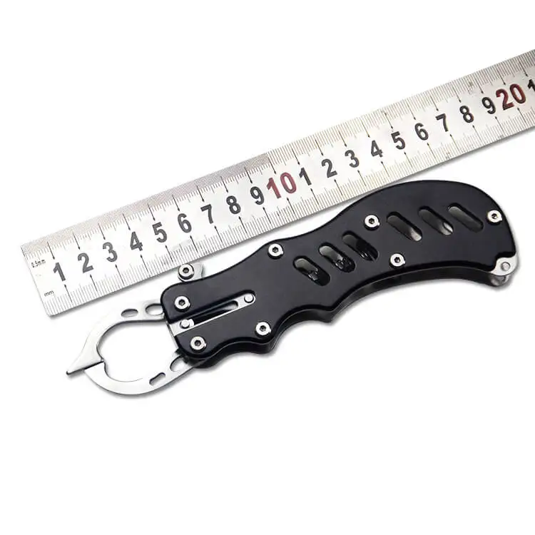1pcs 17.1cm Stainless Steel Portable Fishing Grip Gripper Fish Lip Grips Holder Grabber Spinning Plier Saltwater Freshwater Tool | Спорт и