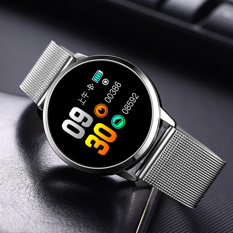 Teamyo Q8 OLED Bluetooth Fitness Bracelet Smart Wristband Stainless Steel Waterproof Wearable Device Smartband Men Women Tracker |