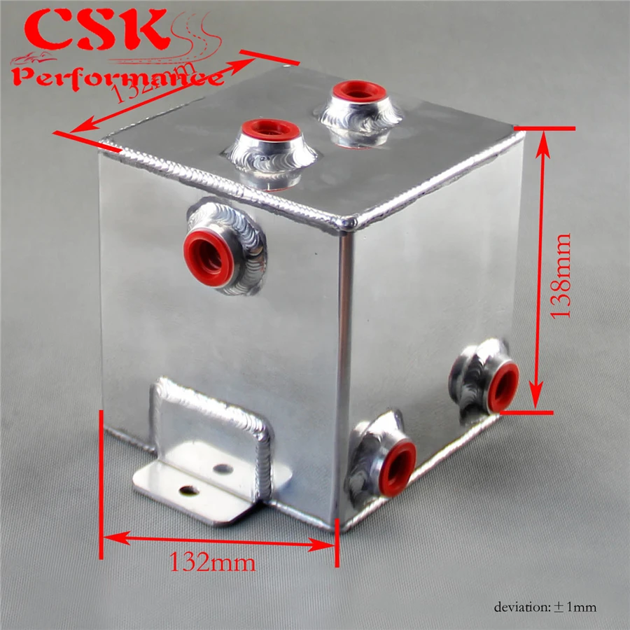 2 литровый алюминиевый топливный сетевой бак 2000 мл комплект с системой вихревого