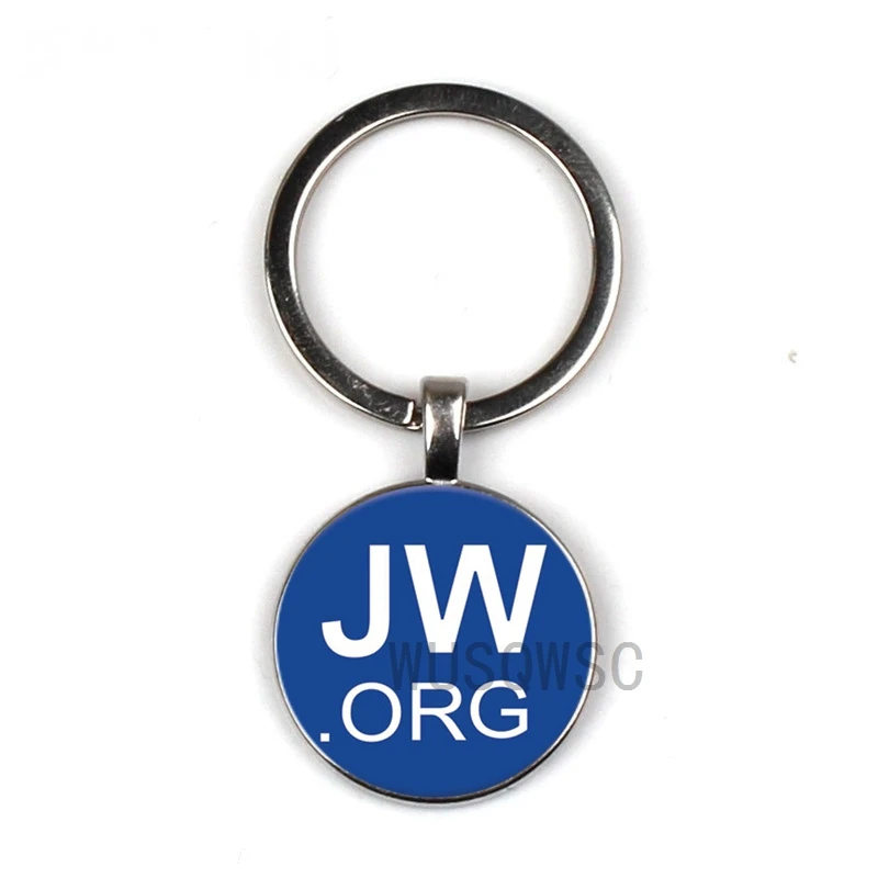 Простой JW? ORG брелок для ключей из стекла серии "глаза" ручной работы фото