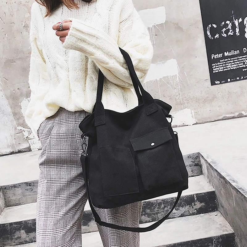 Женская Повседневная Сумка тоут с большим карманом Большая вместительная