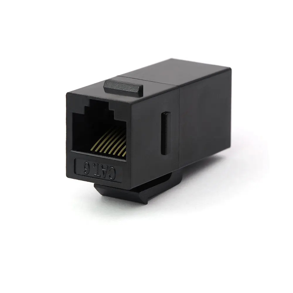 UTP CAT6 экранированный модуль RJ45 разъем компьютерная Муфта кабель адаптер Ethernet