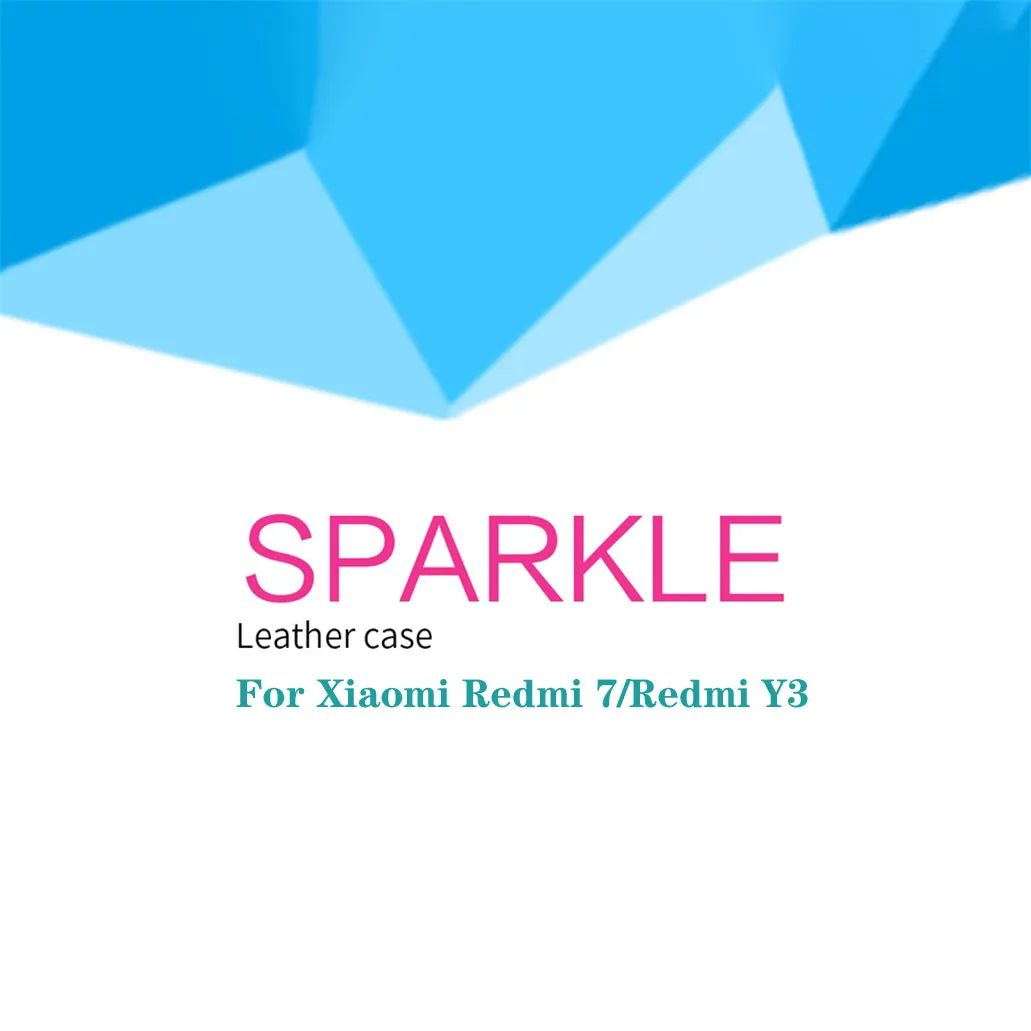 Для Xiaomi Redmi 7 5 6 6A флип-кейс NILLKIN Sparkle Luxuly супер тонкий флип-чехол из искусственной кожи чехол для Xiaomi Redmi Y3 телефон Сумки
