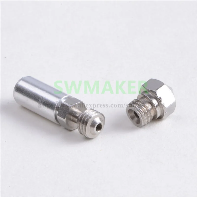 MK10 полностью металлический Hotend Upgrade kit для 1 75 мм fliament 0 4 сопла термобарьерная