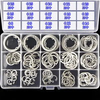 150pcsset m8 m26 circlips for a hole retaining ring bearing hole snap ring 304 stainless steel clamp ring