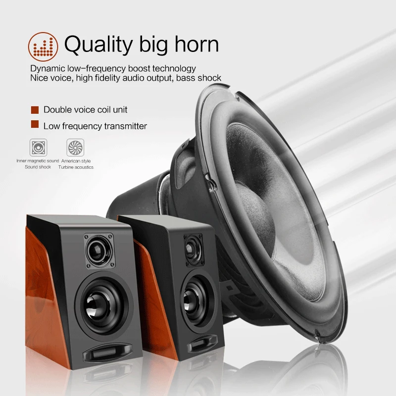 new creative mini subwoofer restoring ancient ways desktop small computer pc speakers with usb 2 0 3 5mm interface free global shipping