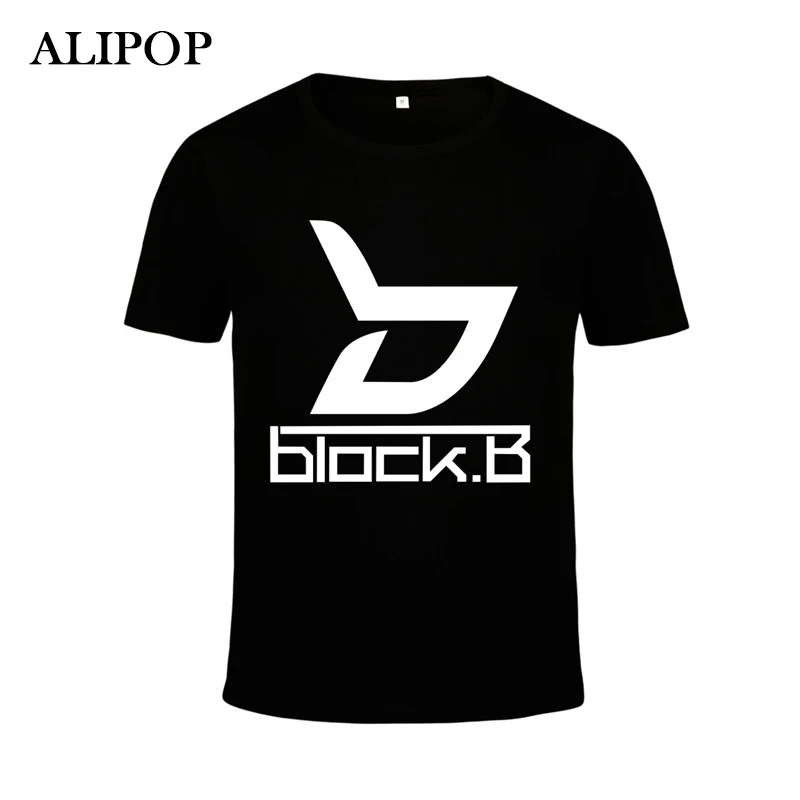 KPOP Fashion Block.B альбом блокировки B ZICO P.O JAEHYO B-BOMB хлопок футболка Топы Одежда футболки